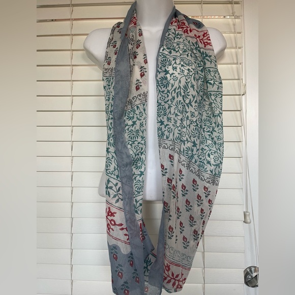 Foulard J Jill En Orange/pêche/beige - Occasion, Pré-aimé, Doux Et Léger